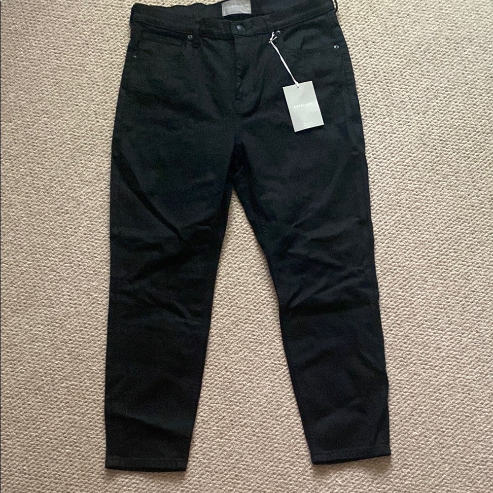 Everlane NWT Black Slim Fit ankle jeans